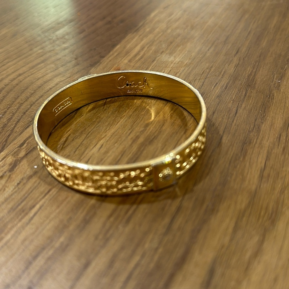 COACH Gold Bangle